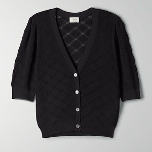 NWT Aritiza Wilfred Dainty Cardigan - S - Black